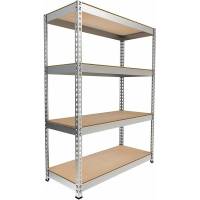 Стеллаж IRONMEBEL Optimus Hook Pro 2000x1800x500 мм, 4 яруса M-СГРФОЦ2000x1800x500x4