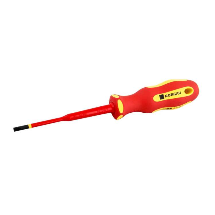 Шлицевая отвертка NORGAU VDE 3,5x100мм Slim N172, 067063135
