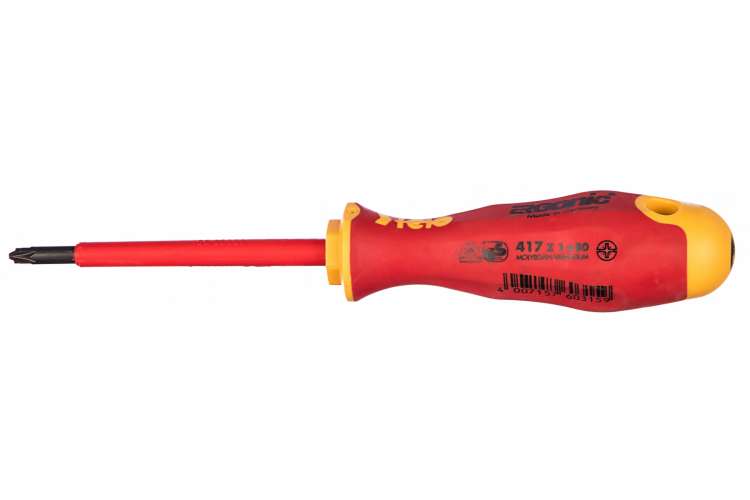 Диэлектрическая крестовая отвертка Felo Ergonic +/- Z 1X 80 41710290
