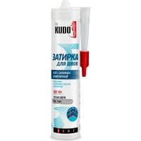 Герметик-затирка для швов KUDO HOME силиконовый санитарный, серый шёлк RAL 7044 KSK-164