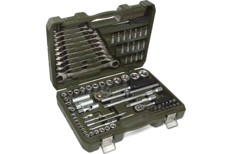 Набор инструмента 1/2, 1/4 82 предмета Дело Техники 620782