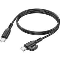 USB-C кабель Borofone bx91 symbol type-c, 3а, pd60w, 1м, abs (черный) 0L-00057822 23752-BX91ttBK