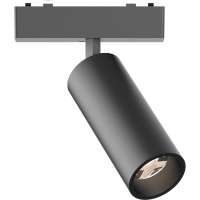Магнитный трековый светильник ST LUCE черный, LED 1*9W, 4000K, 540Lm, Ra>90, IP20, D44xH110, 48V ST677.446.09