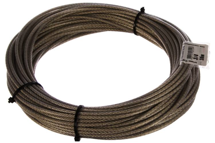 Трос в оплётке PVC 3/4, 30 м Tech-Krep 127857