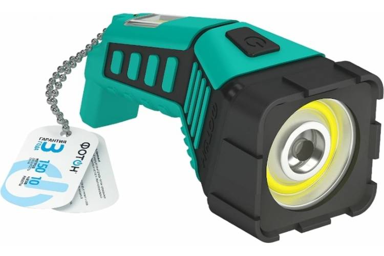 Аккумуляторный светодиодный фонарь ФОТОН RPM-2200 1W, 3 режима 23283