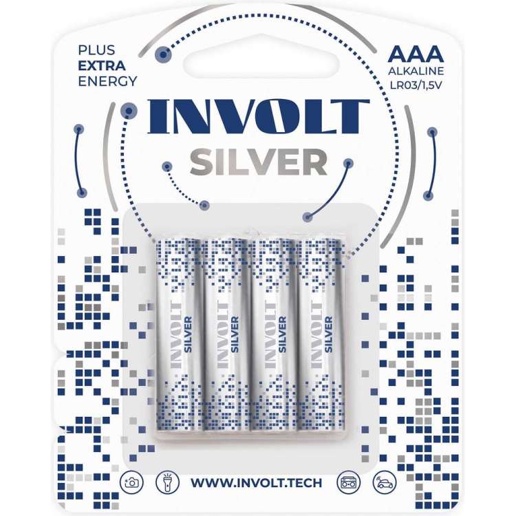 Батарейки INVOLT SILVER AAA (LR03) 48B (коробка - 48 батареек) 930167
