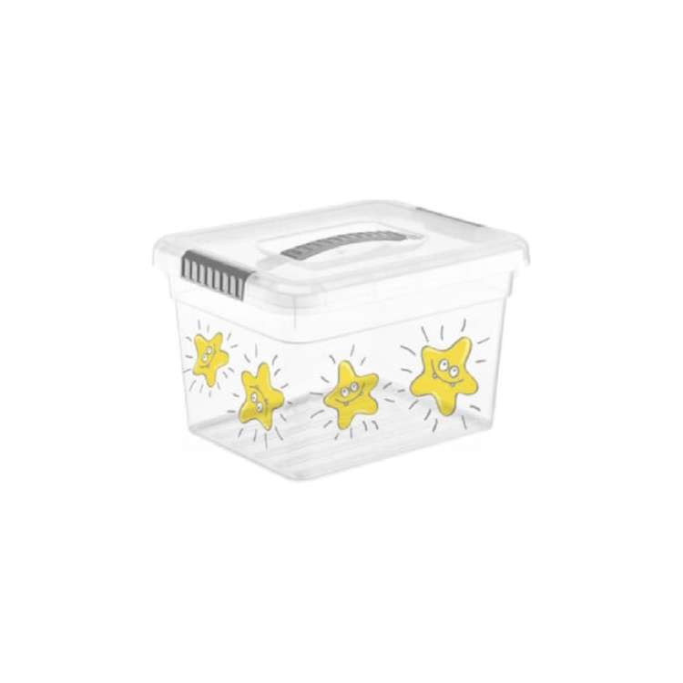 Ящик для хранения FunBox KIDS BOX с ручкой ЗВЕЗДОЧКИ 5 л 00000050067