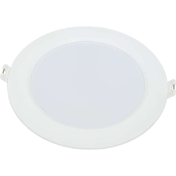 Встраиваемый (LED) светильник Smartbuy DL круглый пластик -12Вт/6500K/IP40 SBL-DLp-12-65