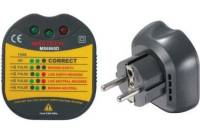 Цифровой тестер электросети для евро-розеток Mastech MS6860D 58485