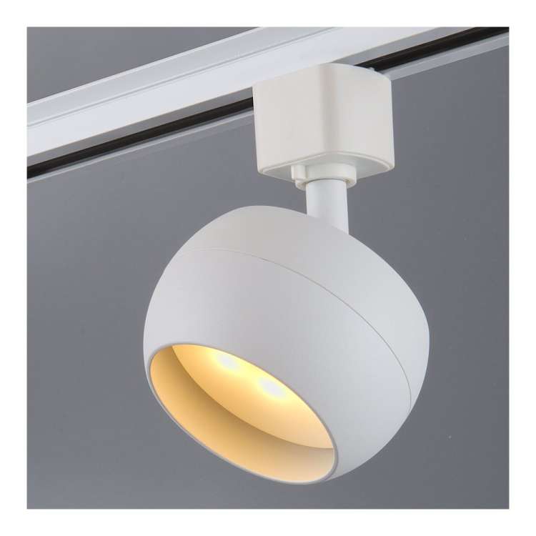 Светильник трековый 1фазный General Lighting Systems GX53, 1 фаза, IP40, 90х90х105мм, чаша, белый GTR-GX53-1-IP40-W 580228