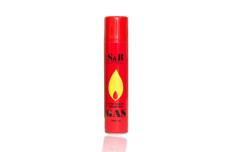 Газ для зажигалок S&B 200 мл, объем 290см3 ГС 005